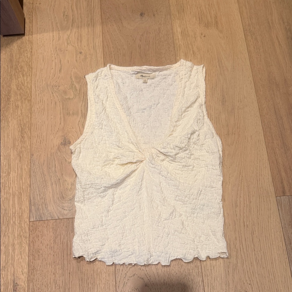 Madewell Cream Top